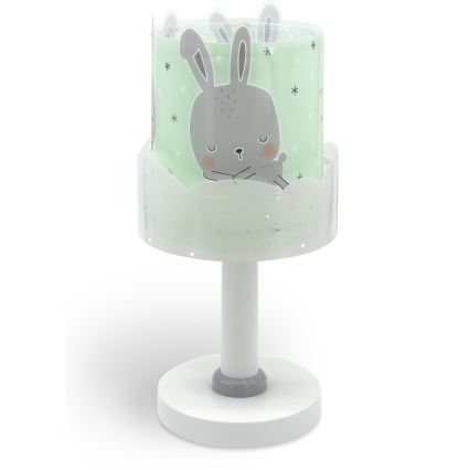 Dalber 61151H - Lampka dziecięca BUNNY 1xE14/40W/230V zielona