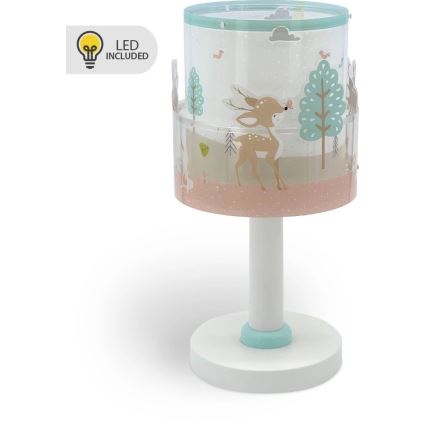 Dalber 61271N - LED lampka dziecięca LOVING DEER 1xG4/4W/230V wielobarwna