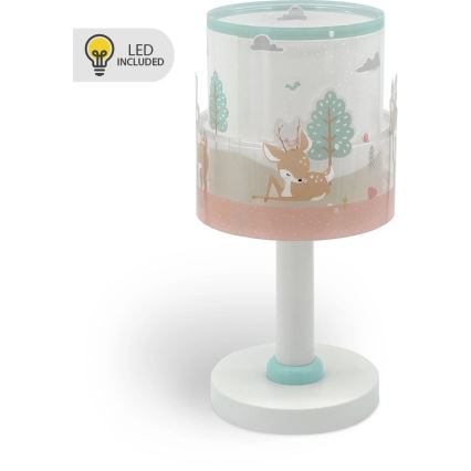 Dalber 61271N - LED lampka dziecięca LOVING DEER 1xG4/4W/230V wielobarwna