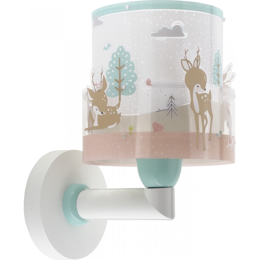 Dalber 61279 - Kinkiet dziecięcy LOVING DEER 1xE27/60W/230V