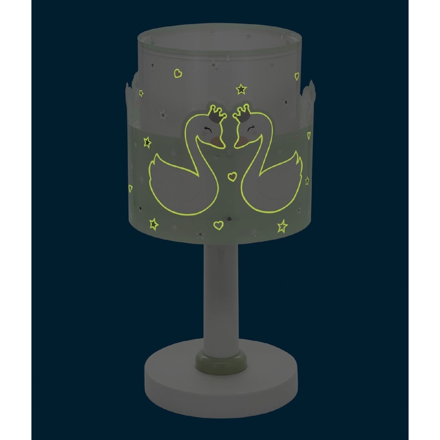 Dalber 61711H - Lampa dziecięca SWEET LOVE 1xE14/40W/230V zielony
