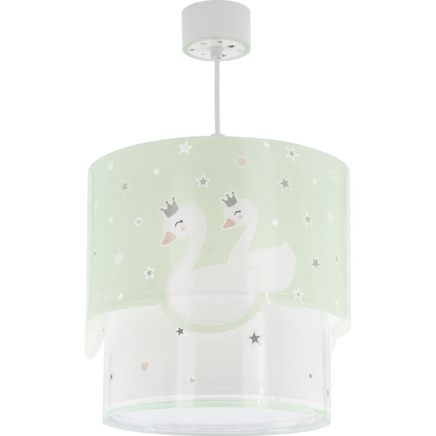Dalber 61712H - Żyrandol dziecięcy SWEET LOVE 1xE27/60W/230V zielony