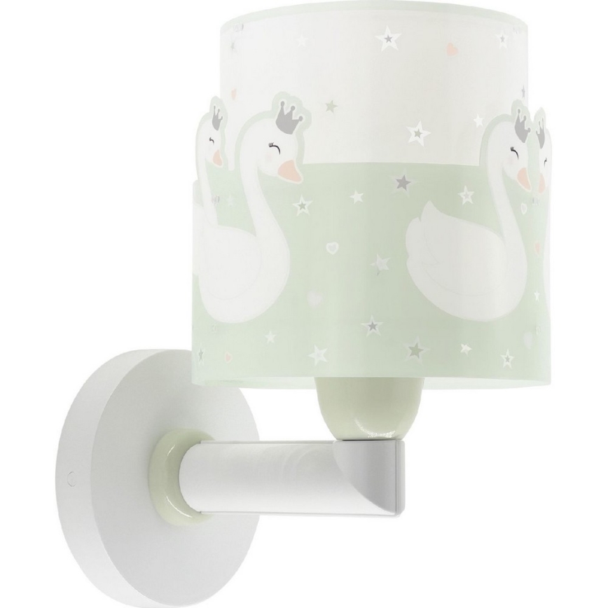 Dalber 61719H - Kinkiet dziecięcy SWEET LOVE 1xE27/60W/230V zielony