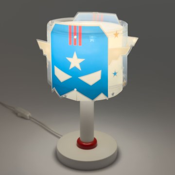 Dalber 61811N - Lampka dziecięca LED BLUE HERO 1xG4/4W/230V biała/niebieska