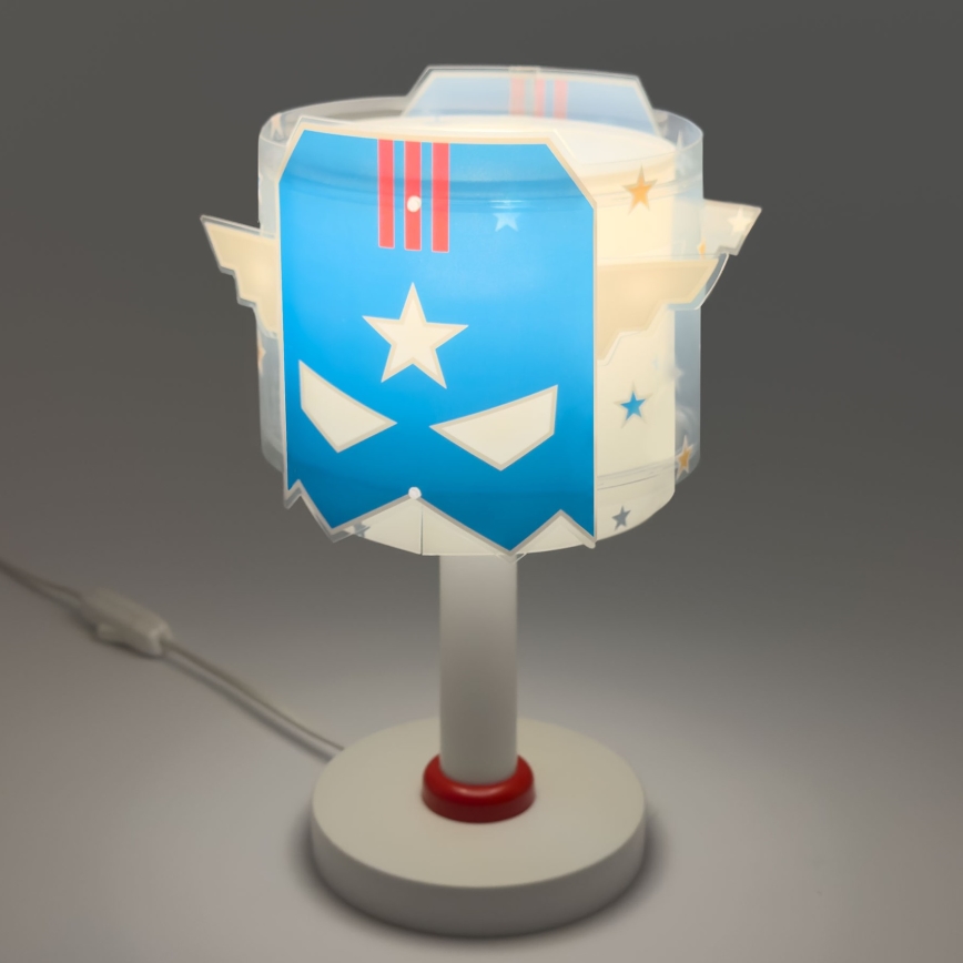 Dalber 61811N - Lampka dziecięca LED BLUE HERO 1xG4/4W/230V biała/niebieska