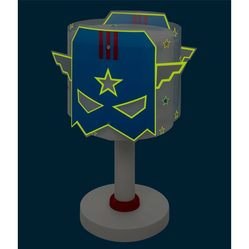 Dalber 61811N - Lampka dziecięca LED BLUE HERO 1xG4/4W/230V biała/niebieska