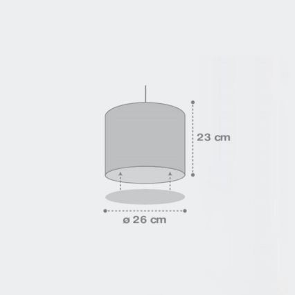 Dalber 62012S - Żyrandol dziecięcy SWEET DREAMS 1xE27/60W/230V