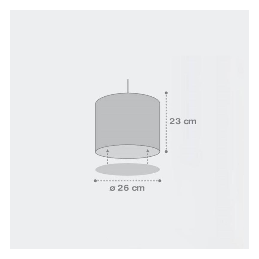 Dalber 62012S - Żyrandol dziecięcy SWEET DREAMS 1xE27/60W/230V