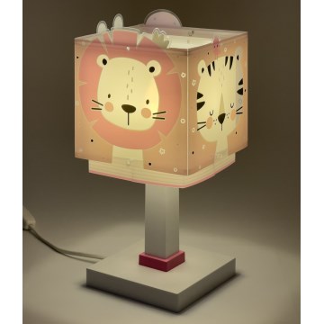 Dalber 63111NS - Dziecięca lampka LED BABY JUNGLE 1xG4/4W/230V różowa