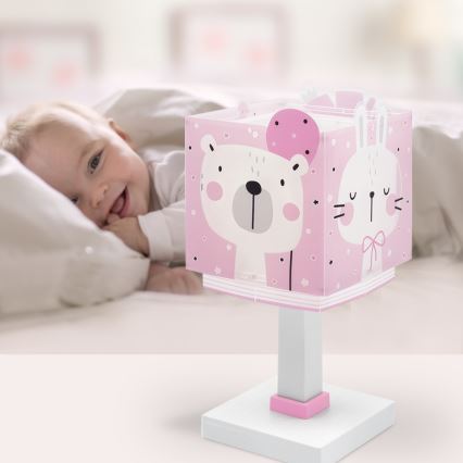 Dalber 63111NS - Dziecięca lampka LED BABY JUNGLE 1xG4/4W/230V różowa