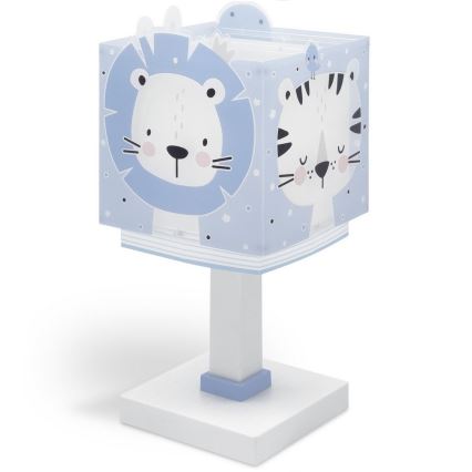 Dalber 63111T - Lampka dziecięca JUNGLE 1xE14/8W/230V niebieska