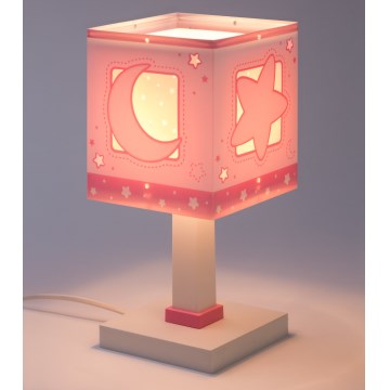 Dalber 63231NS - Lampka dziecięca LED MOONLIGHT 1xG4/4W/230V różowa