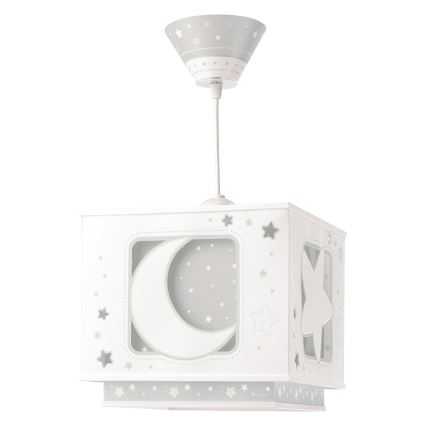 Dalber 63232E - Żyrandol dziecięcy MOON LIGHT 1xE27/60W/230V