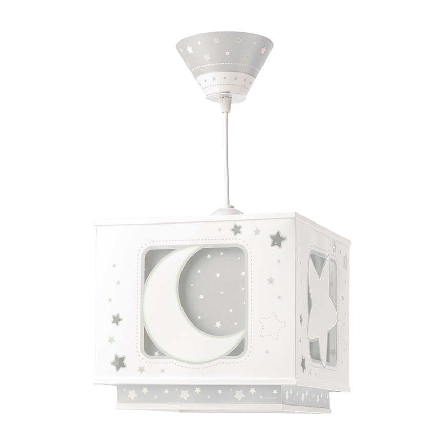 Dalber 63232E -Lampa wisząca dziecięca MOON LIGHT 1xE27/60W/230V