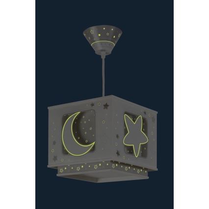 Dalber 63232E -Lampa wisząca dziecięca MOON LIGHT 1xE27/60W/230V