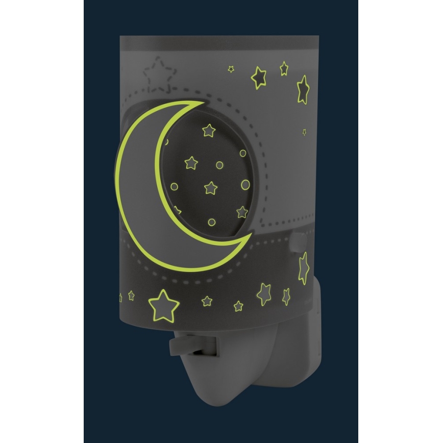 Dalber 63235LE - LED lampka do gniazdka MOON LIGHT 1xE14/0,3W/230V