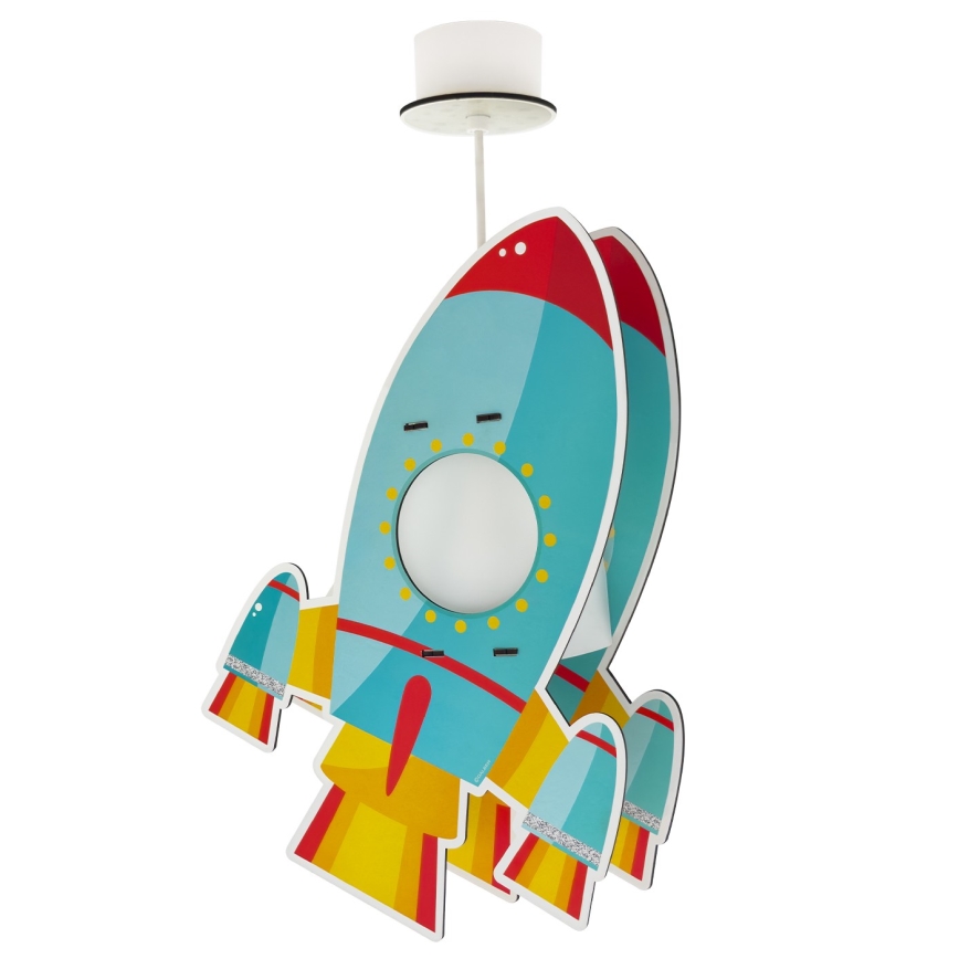 Dalber 63357 - Żyrandol dziecięcy ROCKET 1xE27/15W/230V