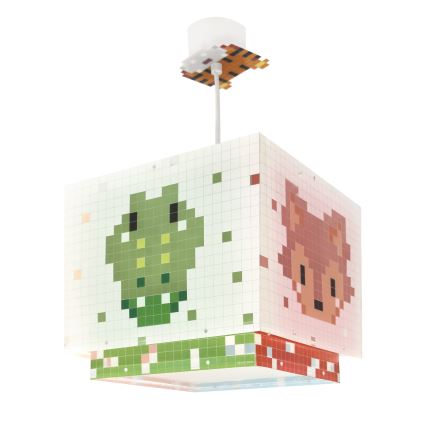 Dalber 63372 - Żyrandol dziecięcy LITTLE PIXEL 1xE27/15W/230V
