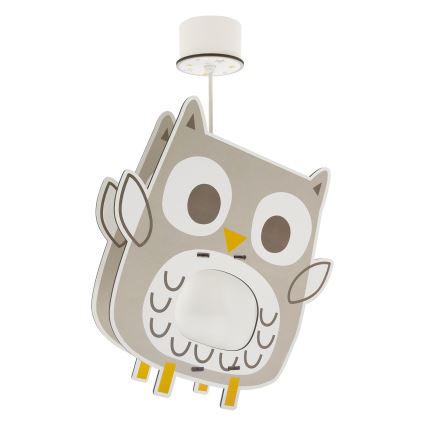 Dalber 63397 - Żyrandol dziecięcy OWL 1xE27/15W/230V
