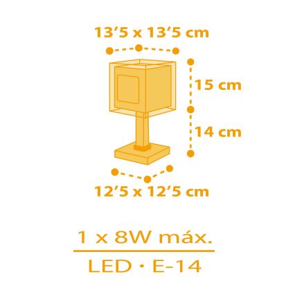 Dalber 63401 - Lampka dziecięca MY FARM 1xE14/8W/230V