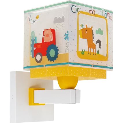 Dalber 63409 - Kinkiet dziecięcy MY FARM 1xE27/15W/230V