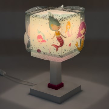 Dalber 63441N - Lampka dziecięca LED MERMAIDS 1xG4/4W/230V wielobarwna