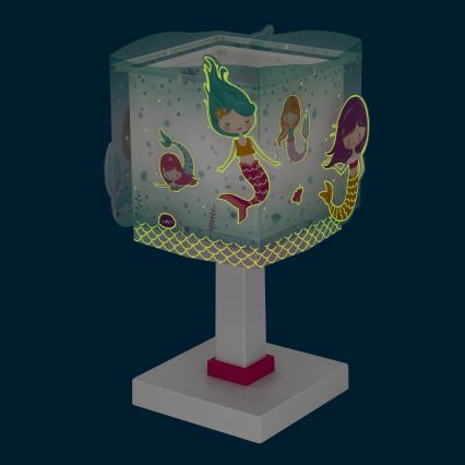 Dalber 63441N - Lampka dziecięca LED MERMAIDS 1xG4/4W/230V wielobarwna