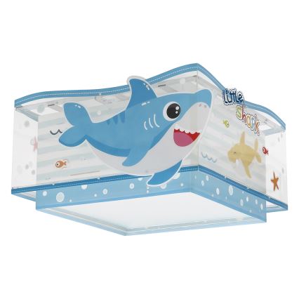 Dalber 63476 - Plafon dziecięcy BABY SHARK 2xE27/60W/230V