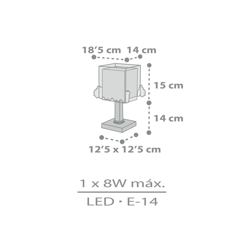 Dalber 63531N - LED lampka dziecięca TRAIN 1xG4/4W/230V wielobarwna