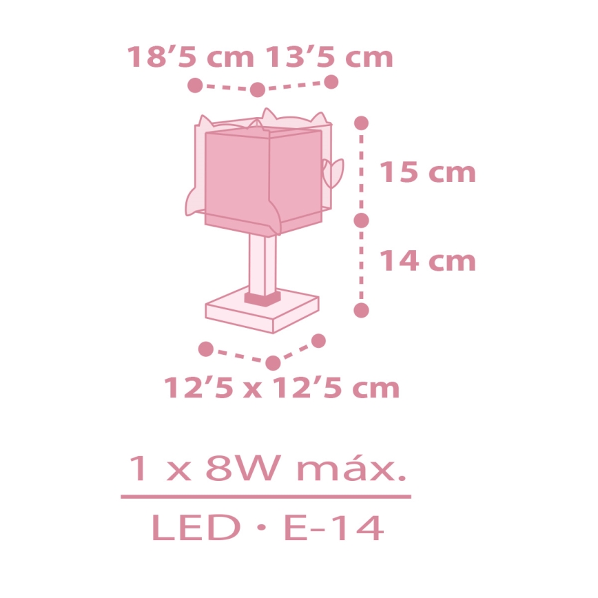 Dalber 64481 -  Lampka dziecięca LITTLE FRIENDS 1xE14/8W/230V