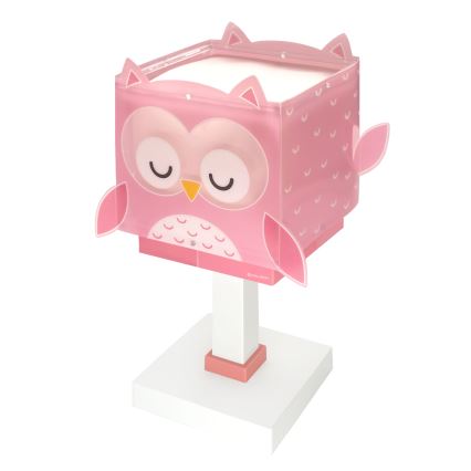 Dalber 64481N - lampka dziecięca LED LITTLE OWL 1xG4/4W/230V różowa