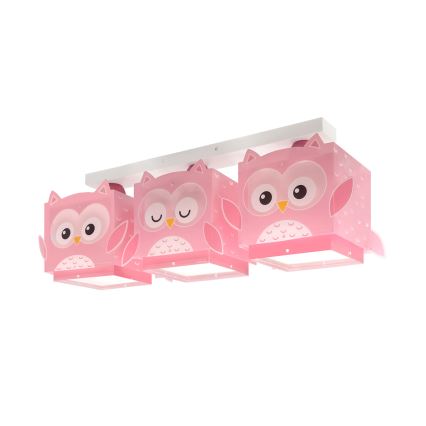 Dalber 64483 - Plafon dziecięcy LITTLE FRIENDS 3xE27/15W/230V
