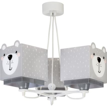 Dalber 64577 - Żyrandol dziecięcy LITTLE TEDDY 3xE27/60W/230V