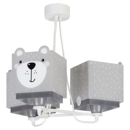 Dalber 64577 - Żyrandol dziecięcy LITTLE TEDDY 3xE27/60W/230V