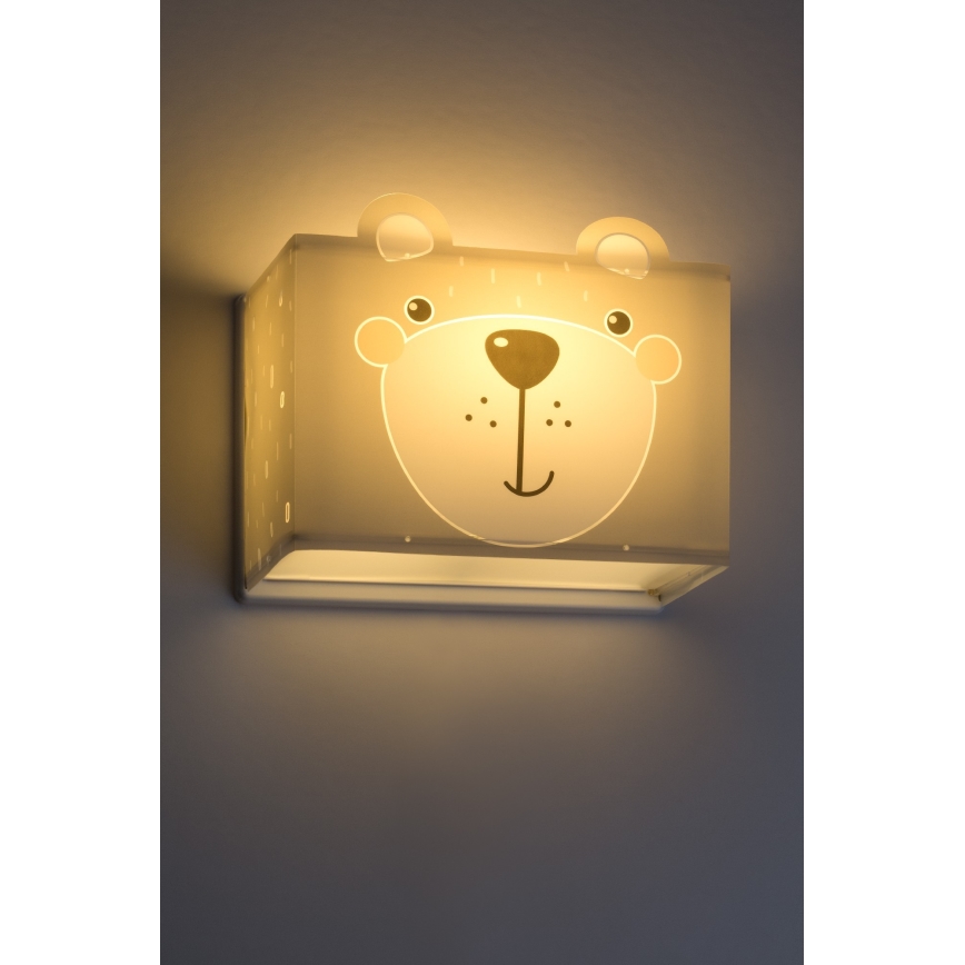 Dalber 64578 - Kinkiet dziecięcy LITTLE TEDDY 1xE27/60W/230V