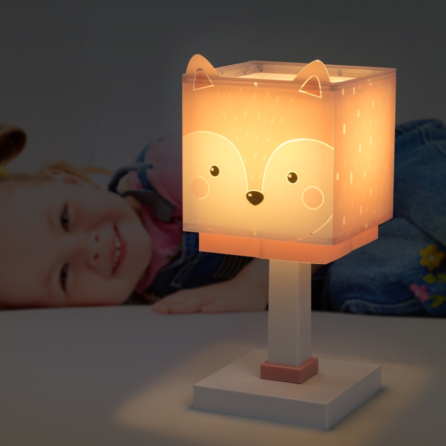 Dalber 64581N - Lampka dziecięca LED LITTLE FOX 1xG4/4W/230V różowa