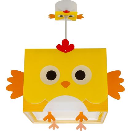 Dalber 64642 - Żyrandol dziecięcy LITTLE CHICKEN 1xE27/15W/230V