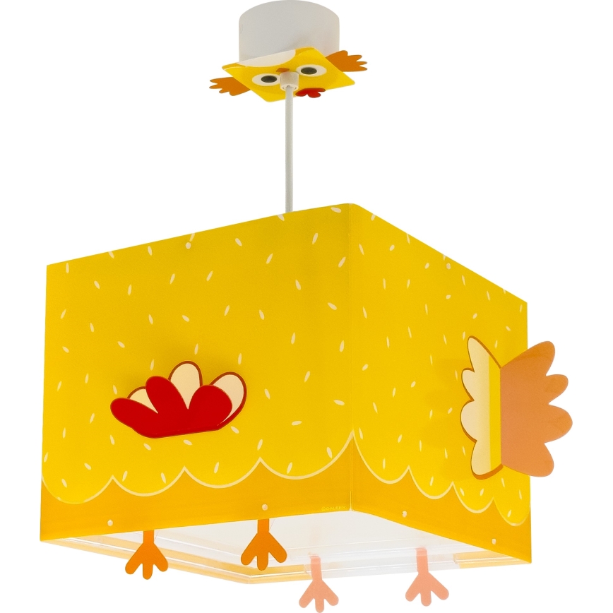 Dalber 64642 - Żyrandol dziecięcy LITTLE CHICKEN 1xE27/15W/230V