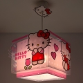 Dalber 73262 - Dziecięcy żyrandol HELLO KITTY 1xE27/15W/230V różowy
