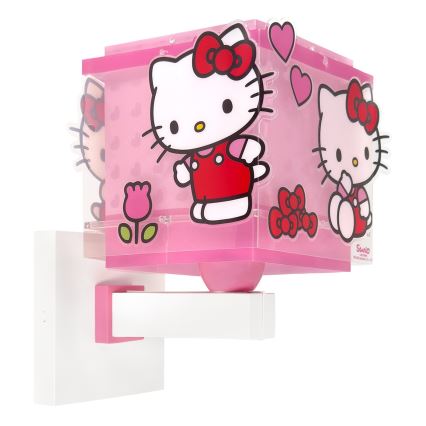 Dalber 73269 - Kinkiet dziecięcy HELLO KITTY 1xE27/15W/230V różowy
