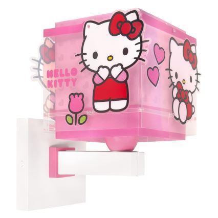 Dalber 73269 - Kinkiet dziecięcy HELLO KITTY 1xE27/15W/230V różowy