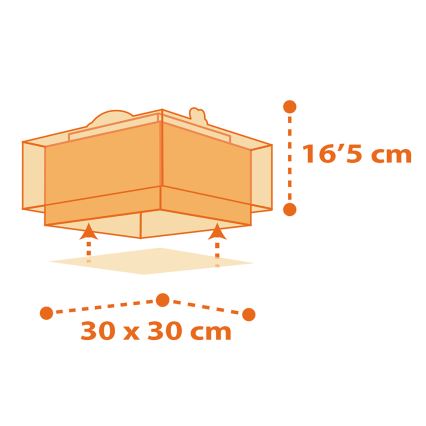 Dalber 73456 - Plafon dziecięcy DINOS 2xE27/60W/230V