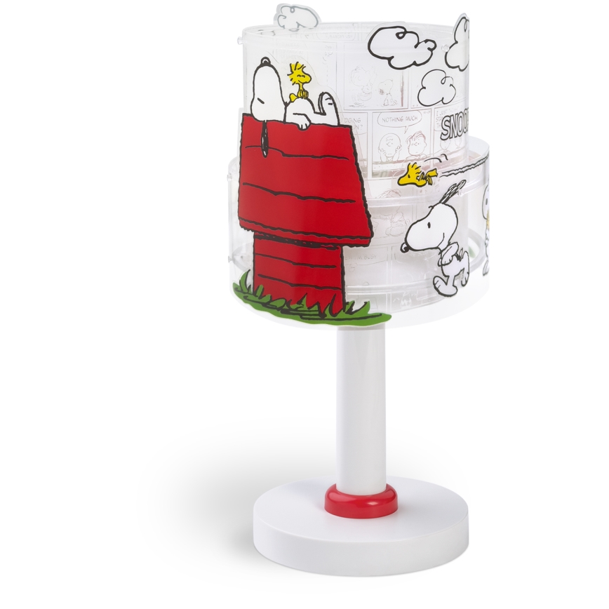 Dalber 76301 - Lampka dziecięca LED SNOOPY 1xG4/4W/230V biała/czerwona