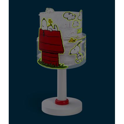 Dalber 76301 - Lampka dziecięca LED SNOOPY 1xG4/4W/230V biała/czerwona