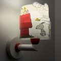 Dalber 76309 - Kinkiet dziecięcy SNOOPY 1xE27/15W/230V biały/czerwony