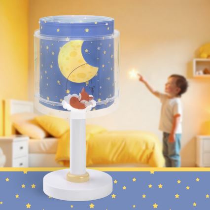 Dalber 76631 - LED lampka dziecięca MOON DREAMS 1xG4/4W/230V niebieska