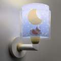 Dalber 76639 - Dziecięca lampa ścienna MOON DREAMS 1xE27/15W/230V niebieska