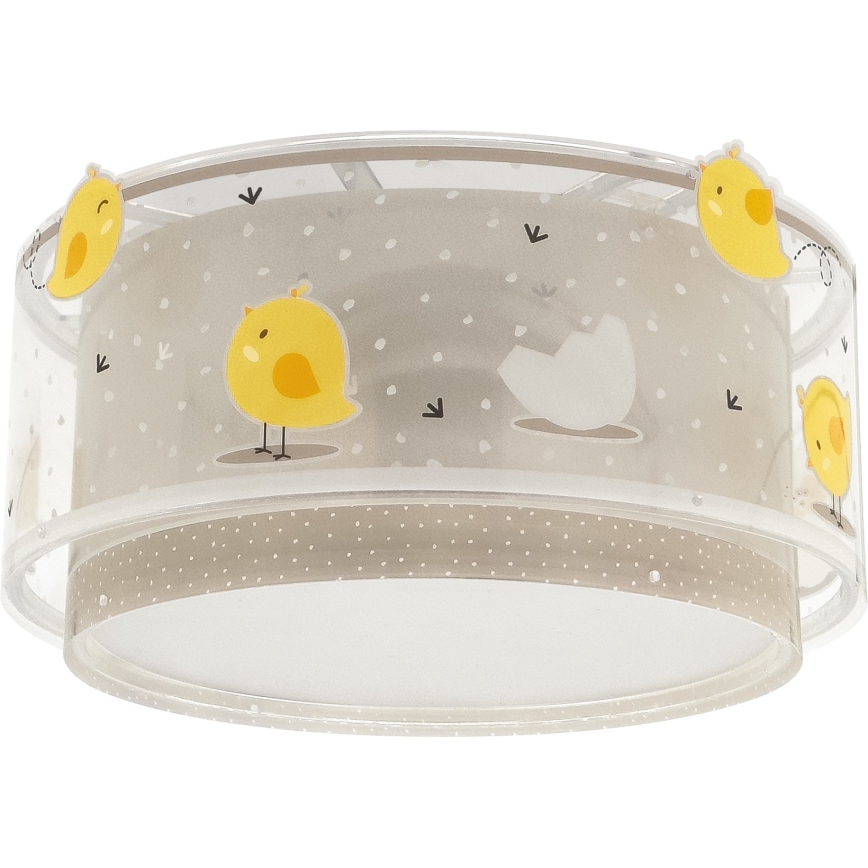 Dalber 76876 - Plafon dziecięcy BABY CHICK 2xE27/15W/230V