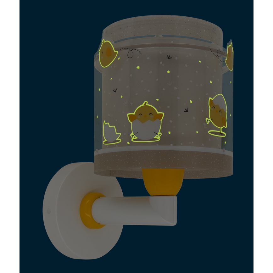Dalber 76879 - Kinkiet dziecięcy BABY CHICK 1xE27/15W/230V
