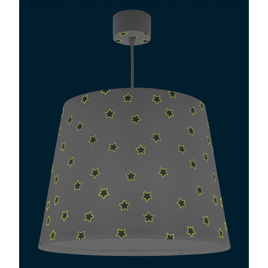 Dalber 82212B - Żyrandol dziecięcy STAR LIGHT 1xE27/60W/230V biały
